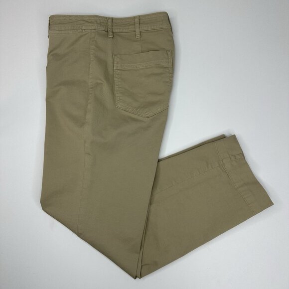 Everlane Women’s‎ Tan Straight-Leg Cotton Twill Business Casual Pant 0/W28/L26 - Picture 2 of 12